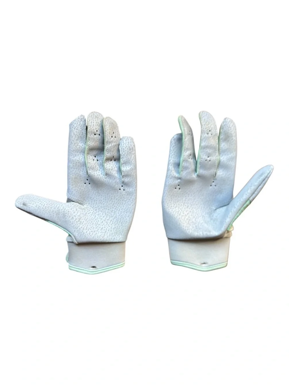 Nike Kids' Mint and Purple Sports Gloves Green Purple Size Youth Med